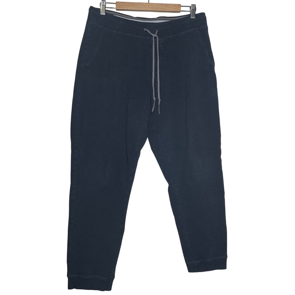 Weatherproof Vintage Mens Navy Blue Cotton Blend Drawstring Jogger Pants Large